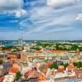 panorama of Riga, Estonia