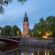 Turku Cathedral At Night.