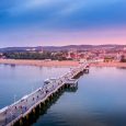 Sopot Pier Aerial View