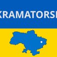 Kramatorsk: Illustration mit dem Namen der ukrainischen Stadt Kramatorsk