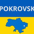 Pokrovsk: Illustration Mit Dem Namen Der Ukrainischen Stadt Pokrovsk